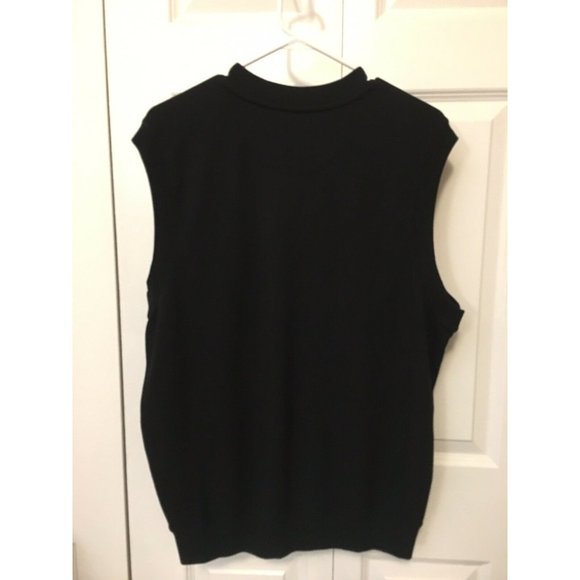 CALLAWAY Golf By Nordstrom Vest Men’s Size L Black Color Sleeveless V Neck - Picture 6 of 6